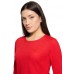 Betty Barclay - 2780 1863 Rode T-Shirt in relief  3/4 mouwen.
